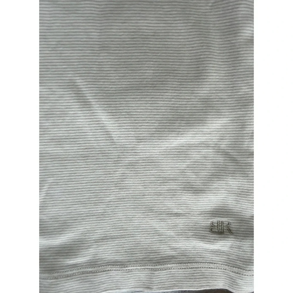 Banana Republic Luxe Touch Performance Tee‎ Mens Large Striped Cotton
